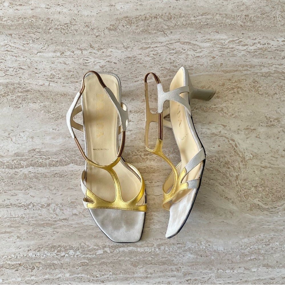 Vintage Prada T-strap Sandal Heels
